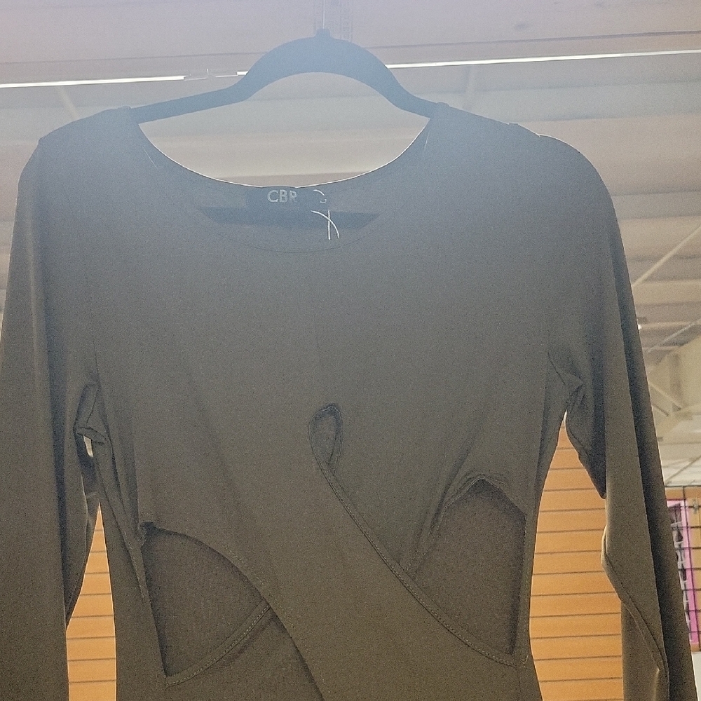 CBR Forest Green Cutout Dress
